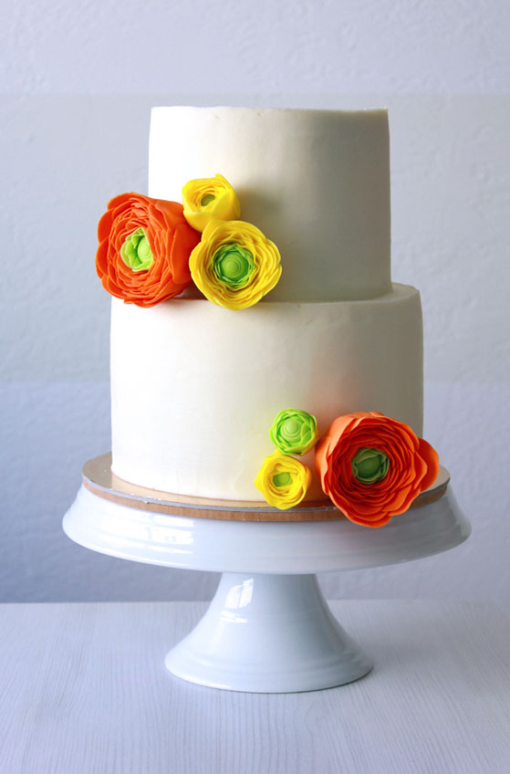 Bright Flower Cake | Petal and Posie Cakes